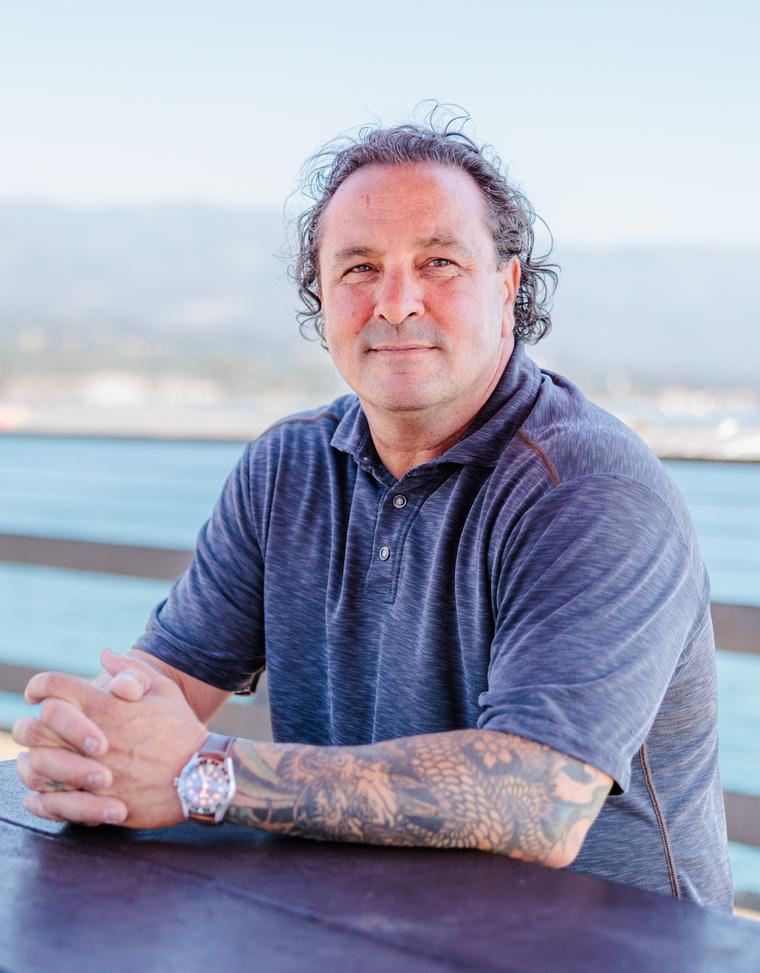 Jason Carlton on Stearns Wharf, Santa Barbara